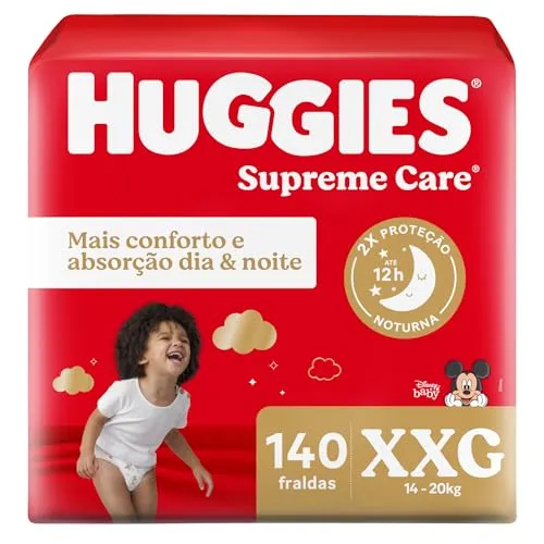 (Selecionados) Huggies Fralda Supreme Care Xxg 140 Un